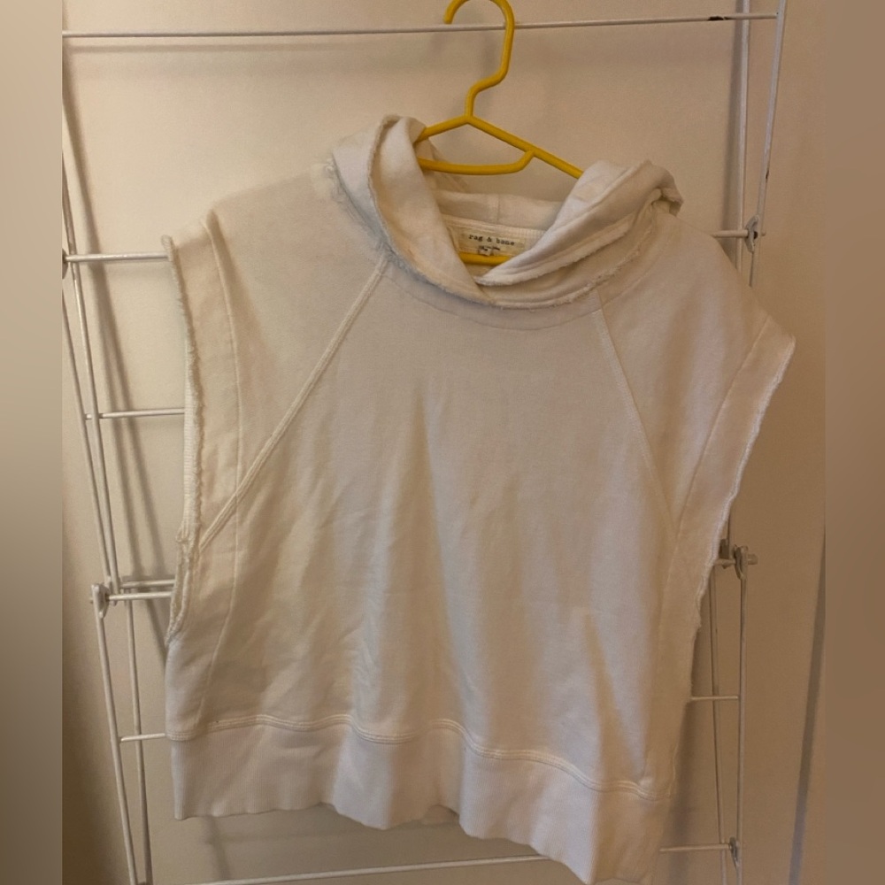 Rag & Bone sleeveless hoodie size M